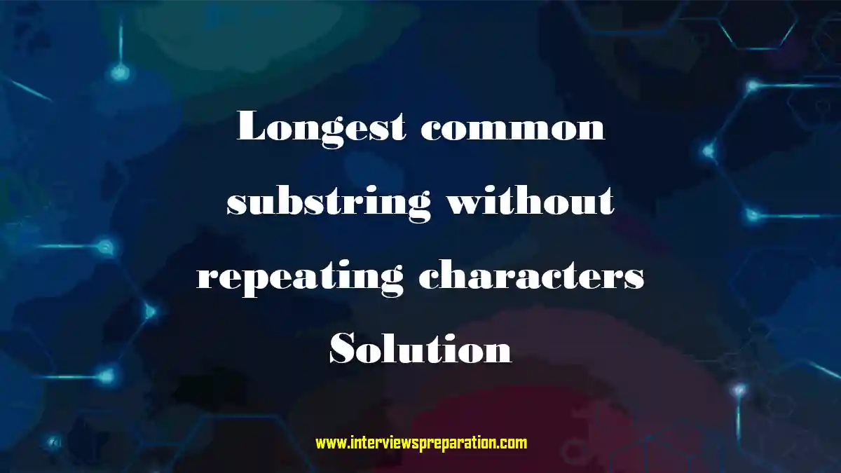 what is substring, what is subsquence, What is substring in programming, What is substring with example, What is subsequence of an array, What is subsequence of a string, What is subsequence in programming, What is an example of a subsequence? What is called a subsequence? longest common substring longest substring without repeating characters longest substring How do you find the longest substring without repeating characters? How to solve longest substring problems? How to get non-repeating substring from a string in Java? How to solve longest common substring? What is the longest palindromic substring finder? What is meant by longest substring? How to solve longest substring problems? How to find the longest substring in Java? What is the complexity of longest substring? How to solve longest common substring? longest substring without repeating characters c# - leetcode longest substring without repeating characters in java longest substring without repeating characters gfg practice print longest substring without repeating characters python longest substring without repeating characterers in c++ leetcode longest substring without repeating characters longest palindromic substring minimum window substring searching through a given string and identifying the longest sequence of non-repeating characters